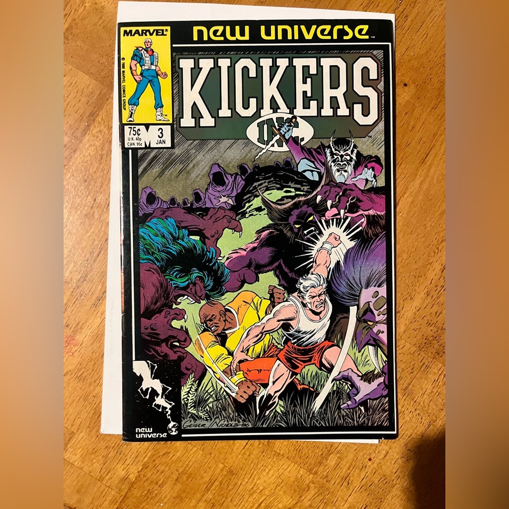 1987 kickers comic book